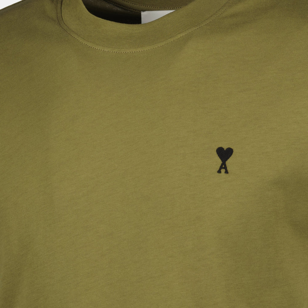 アミ・パリのメンズのためのアミ・デ・クールTシャツの画像 - 秋冬2025シーズン - 詳細ビュー8