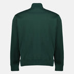 Pull en Fleece de Coton à Col Zippé