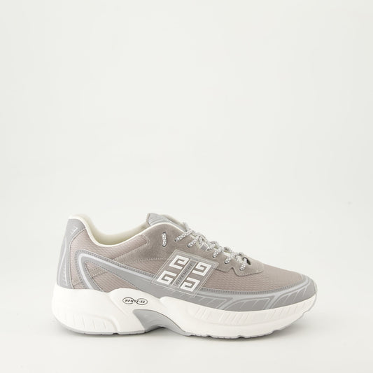 suede sneakers, mesh sneakers, grey sneakers, luxury footwear, Autumn-Winter collection