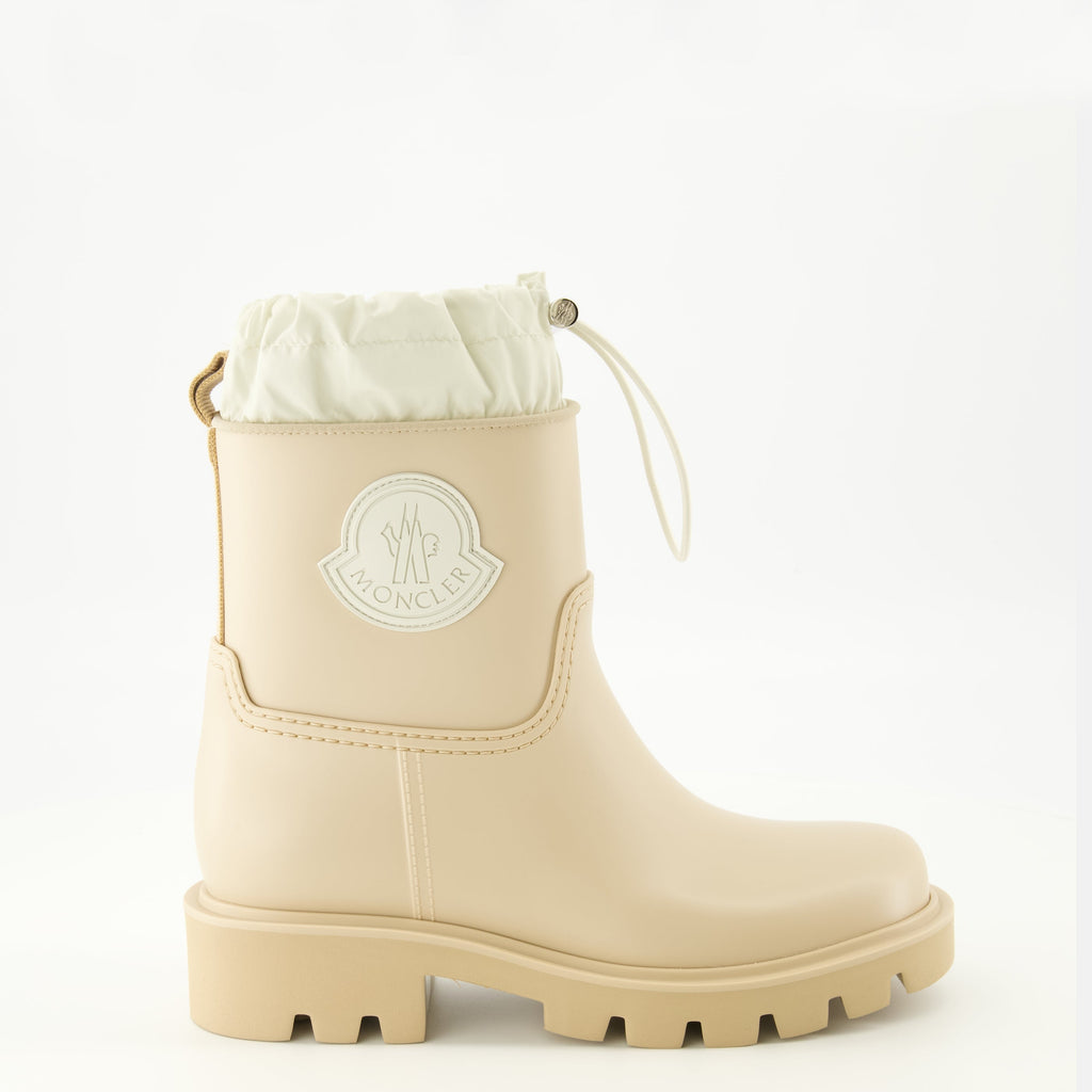 Bottines de pluie beige Kickstream