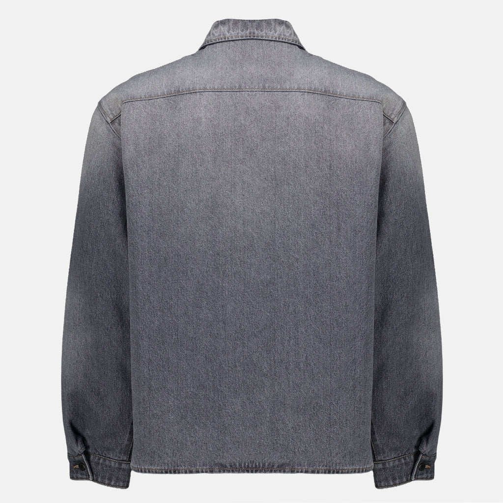 Camisa de Denim Negra