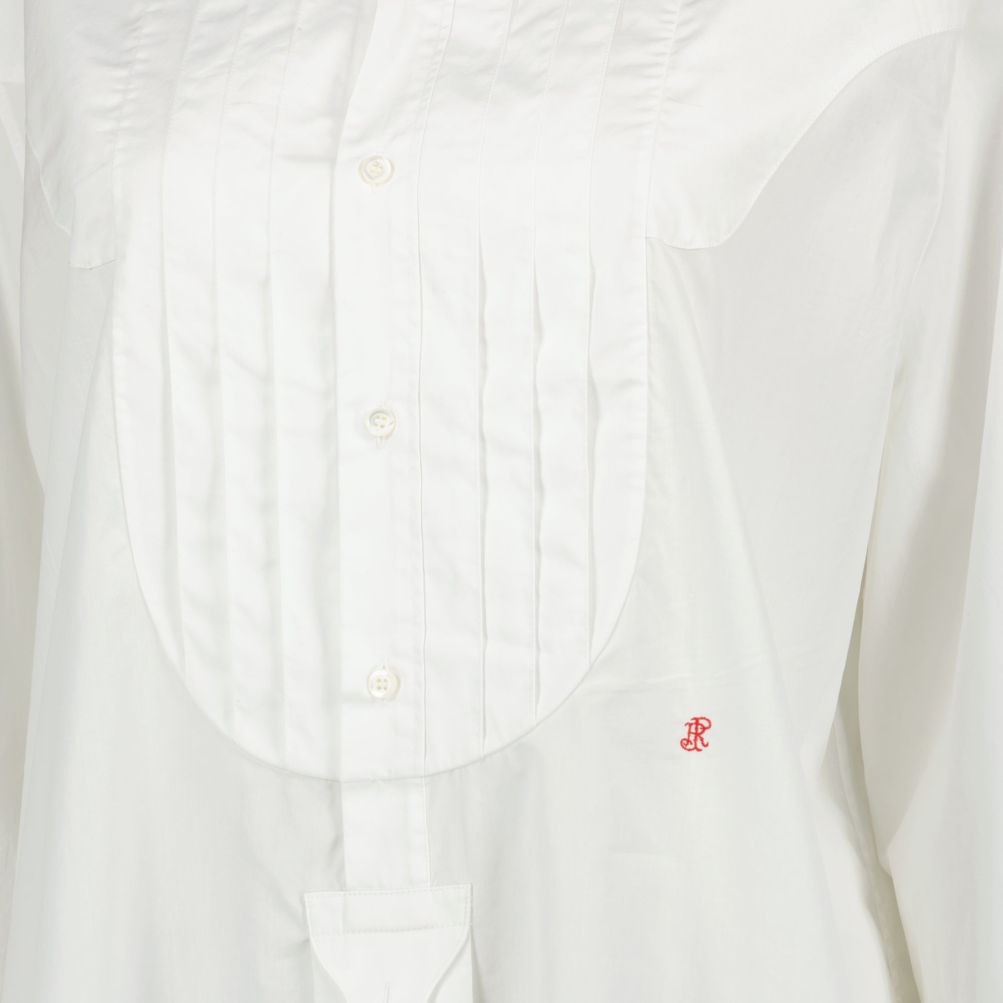 Image of White Cotton Shirt by Prada for Women - Season Spring-Summer 2026 - Detail View 1