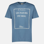 Blaut-Shirt mit besticktem Buchcover