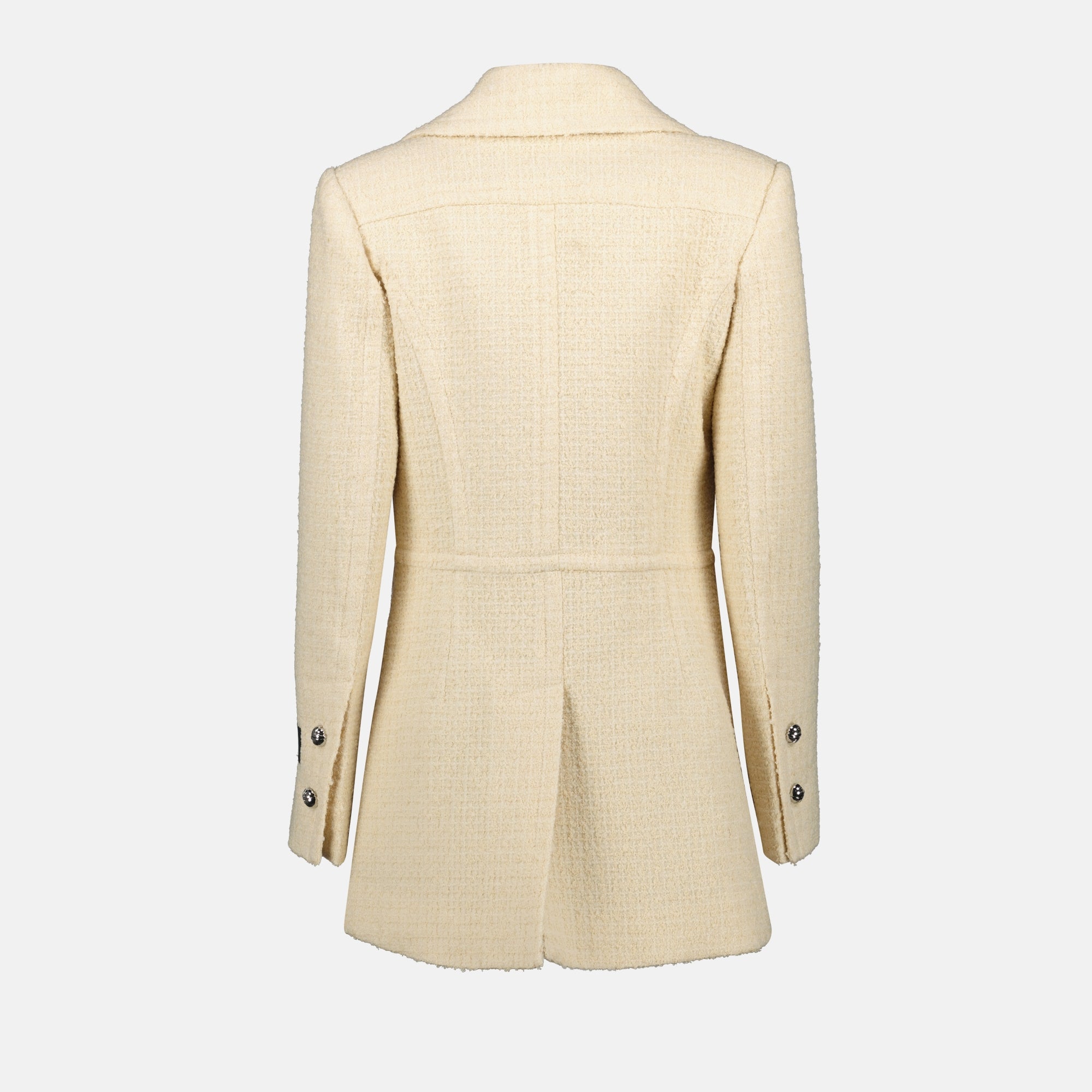 tweed jacket, beige jacket, Patou fashion, Autumn-Winter collection, women's outerwear
