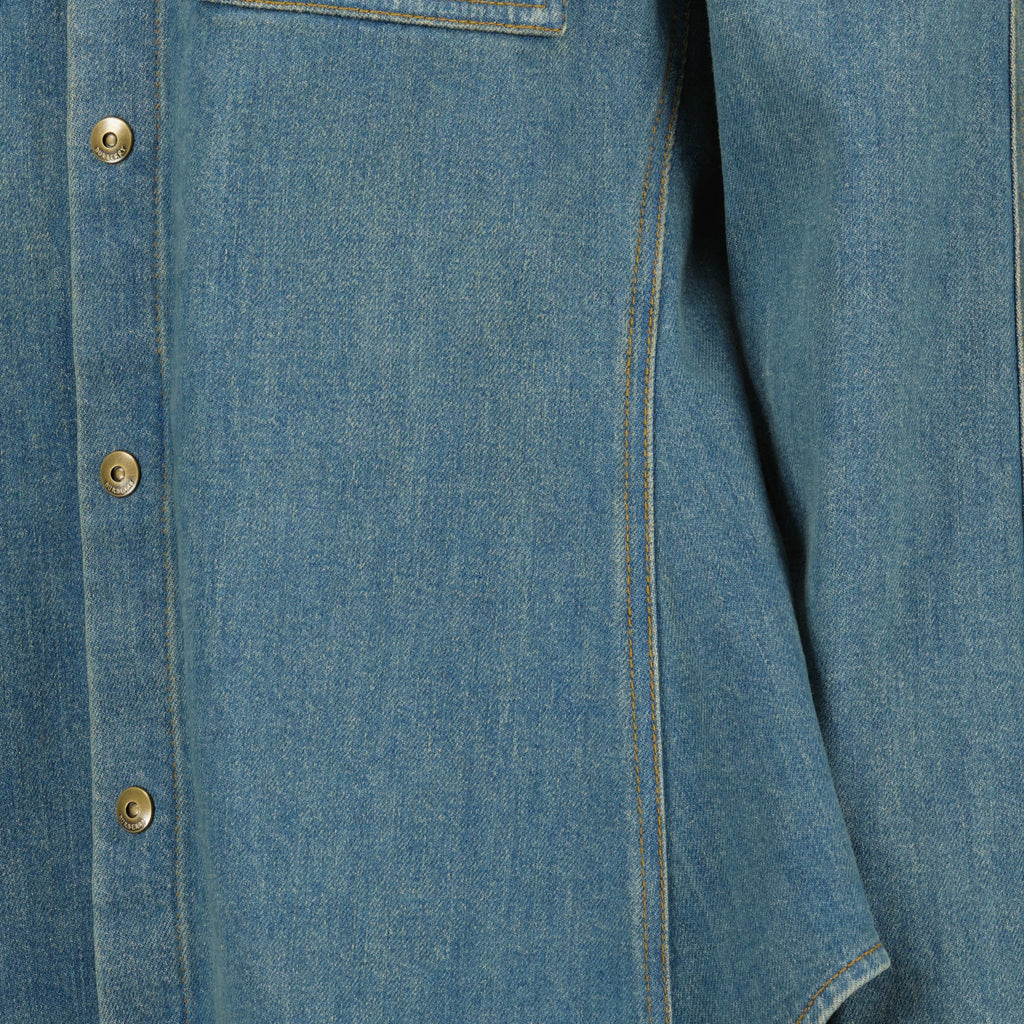 Camicia in Denim Blu