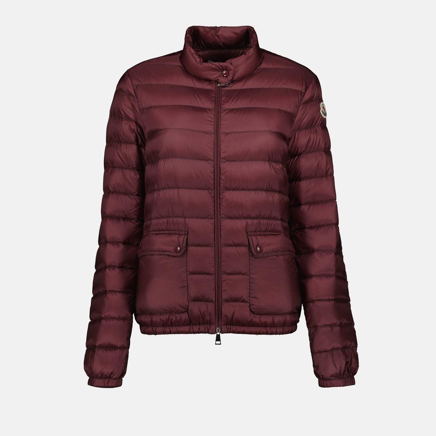 Moncler jacket, quilted jacket, high collar, zip closure, Fall-Winter fashion