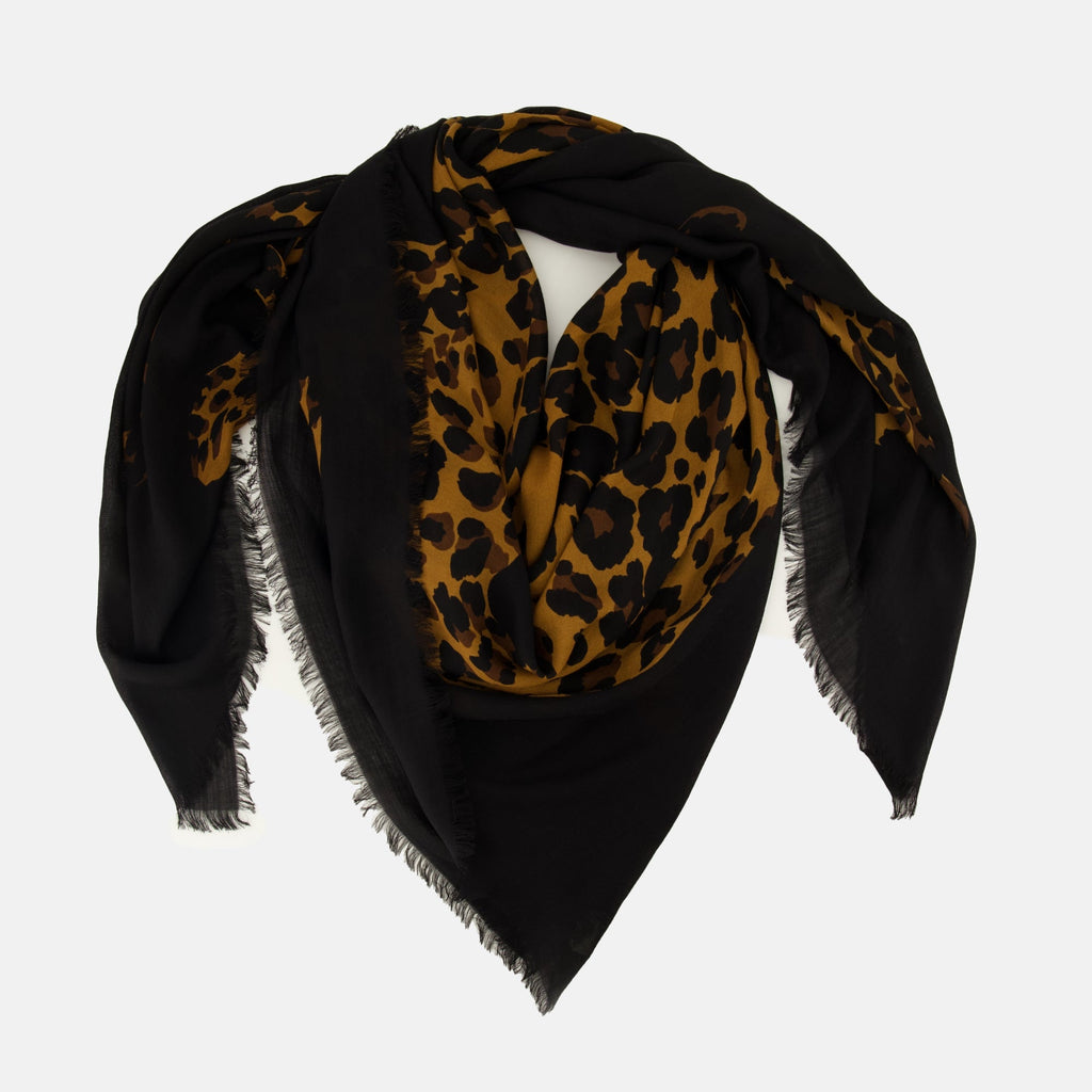 Leoparden Quadrat Tuch
