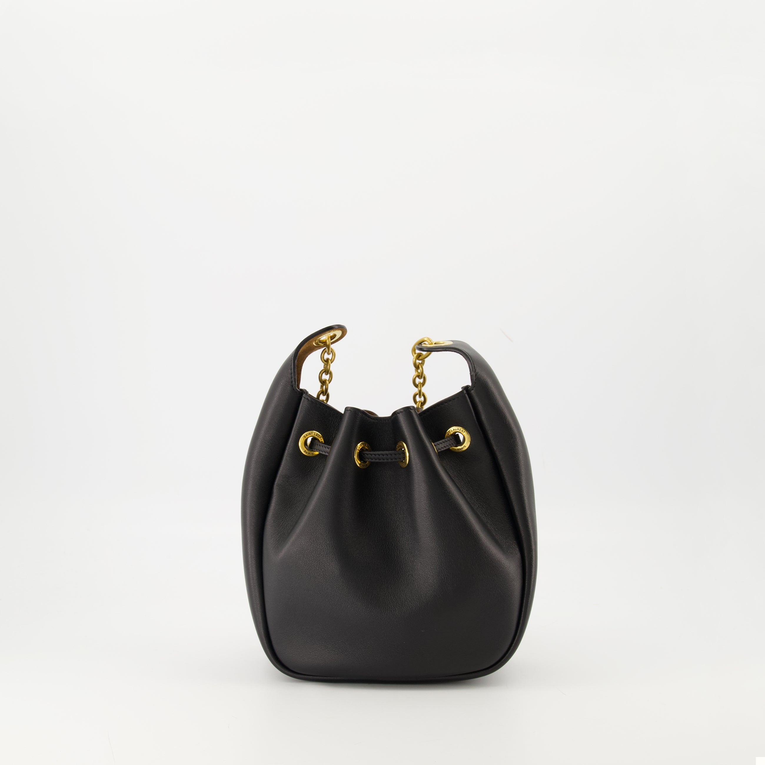 SAINT LAURENT ブラック バケットバッグ サン・ローラン ブラック バケット バッグ | WE IN STYLE