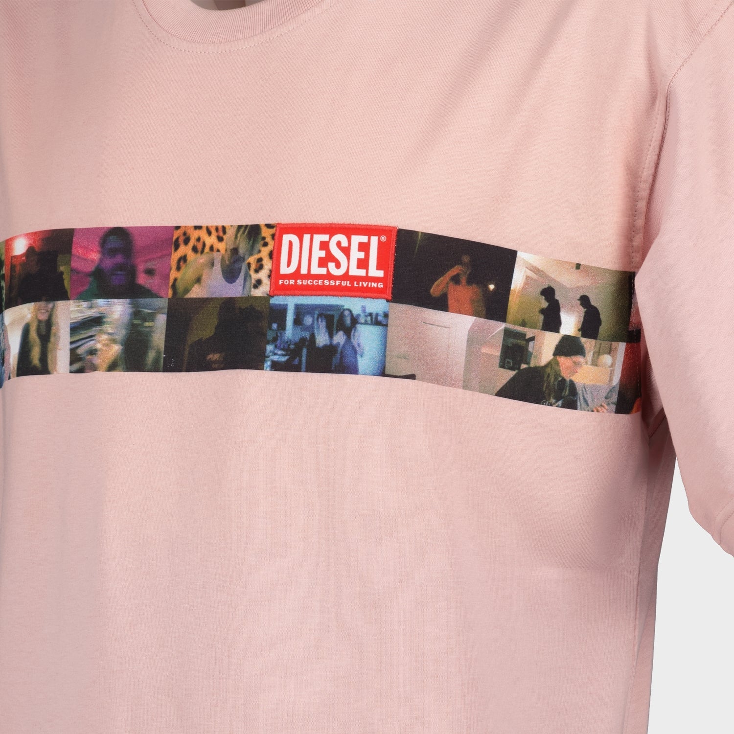 T-shirt, Diesel, Rose T-Boxty, Cotton T-Shirt, Fall 2024 collection