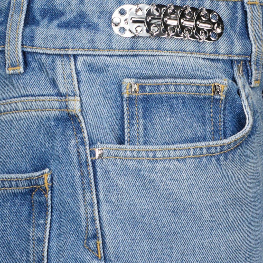 플레어 데님 진