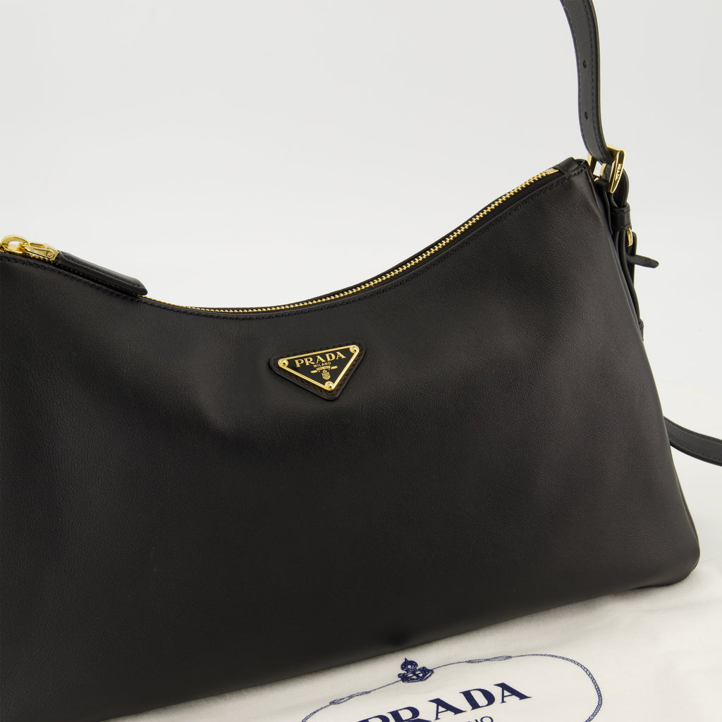 Image du sac en cuir Aimée de Prada pour femmes - Saison Printemps-Été 2026 - Détail 1