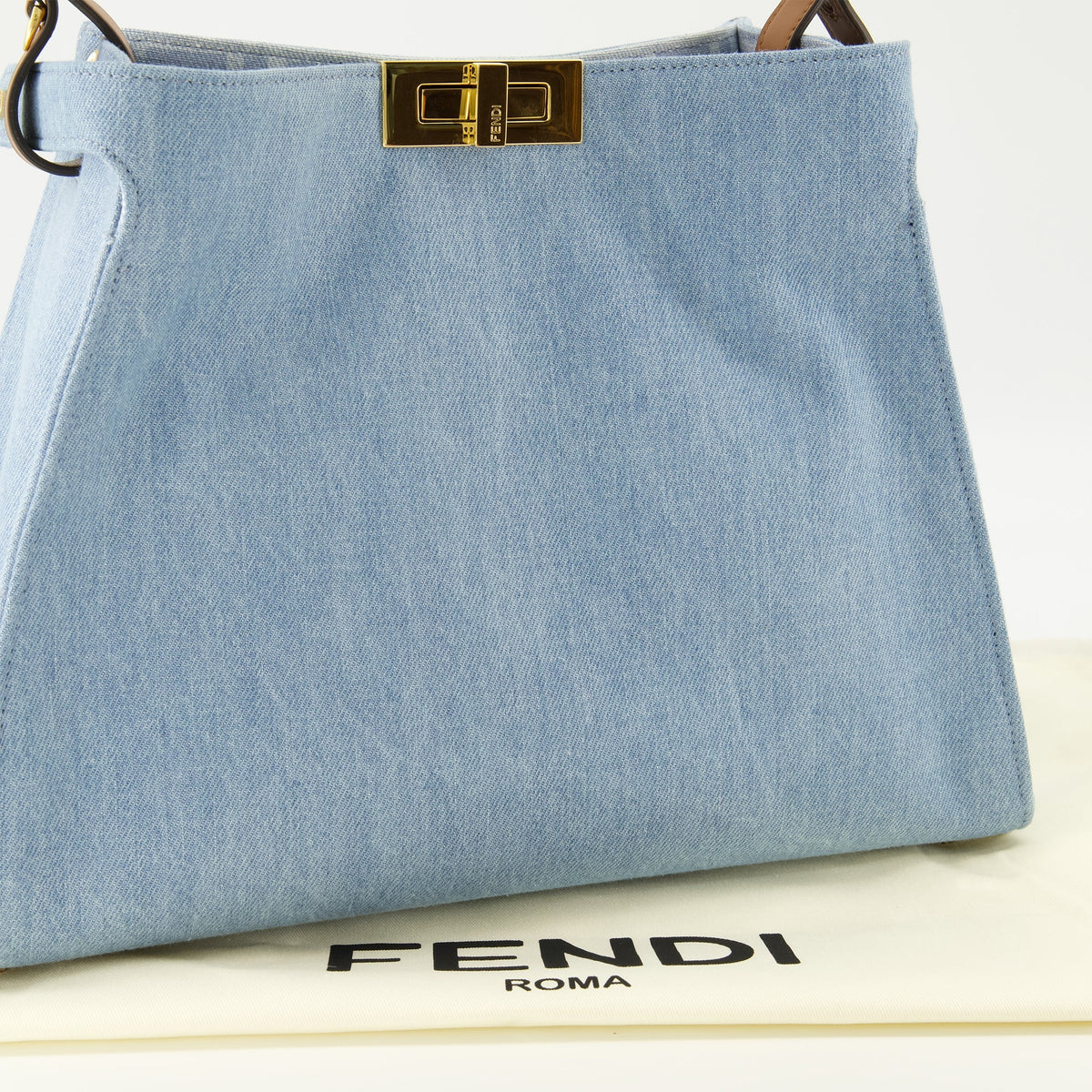 Bolso Way Medium de denim azul