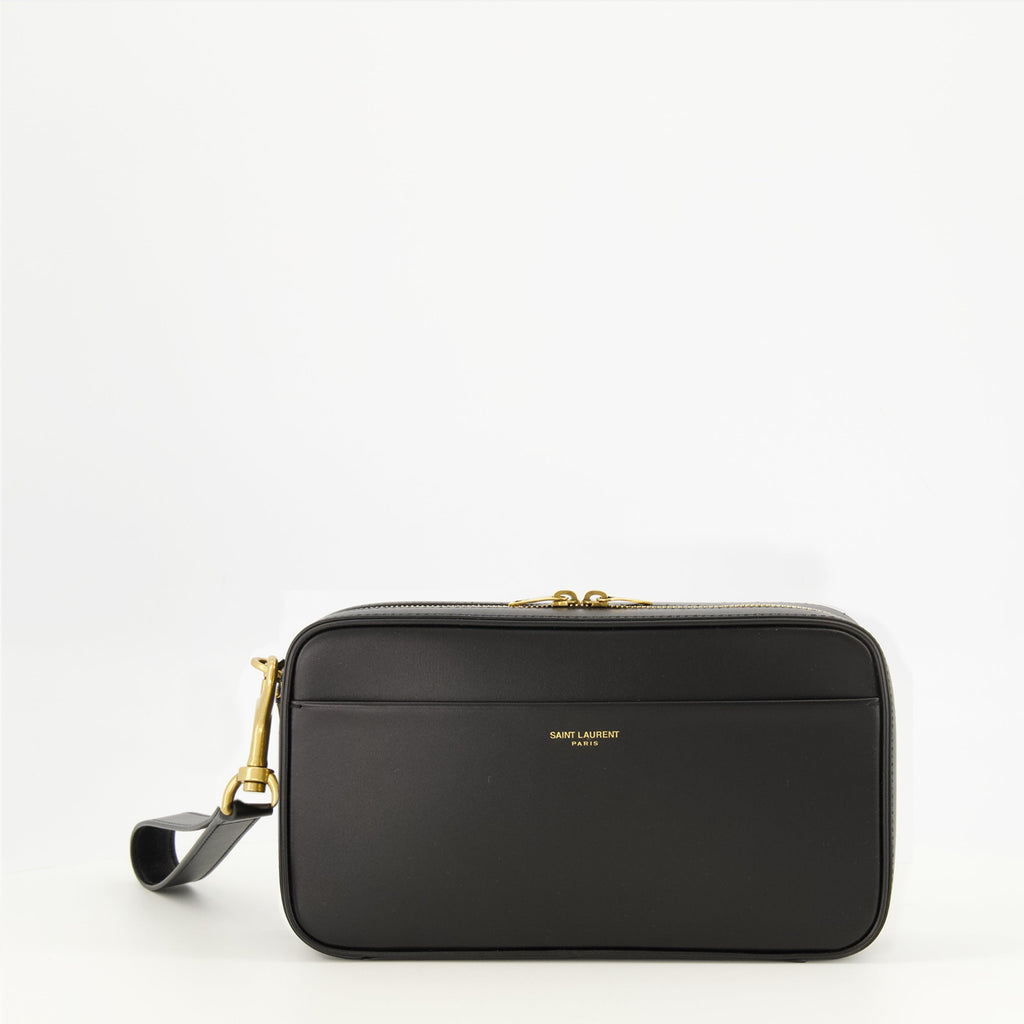 Image of Pochette Saint Laurent Paris by Saint Laurent for Men - Season Spring-Summer 2026 - Front View