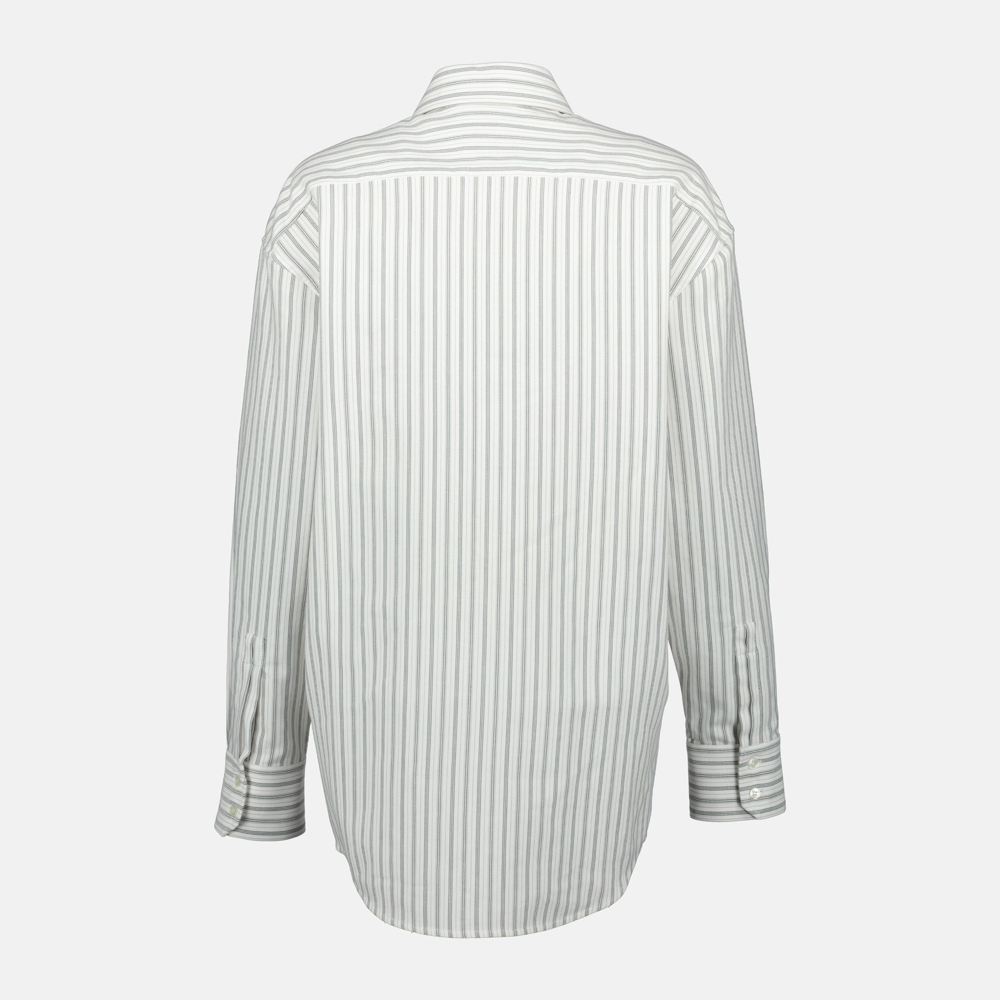 Saint Laurent shirt, striped shirt, cotton shirt, elegant shirt, Spring Summer collection