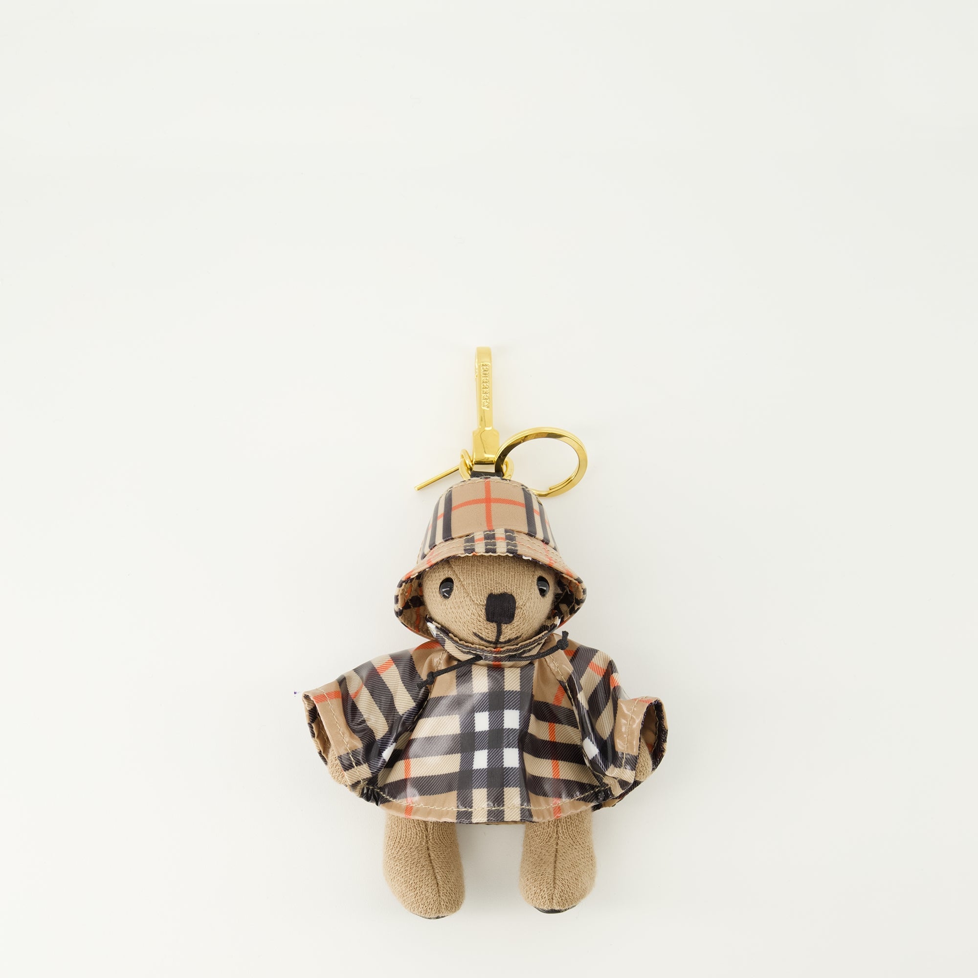 Burberry keychain, Thomas Bear accessory, wool and cashmere keychain, stylish keychain, luxury fashion accessories