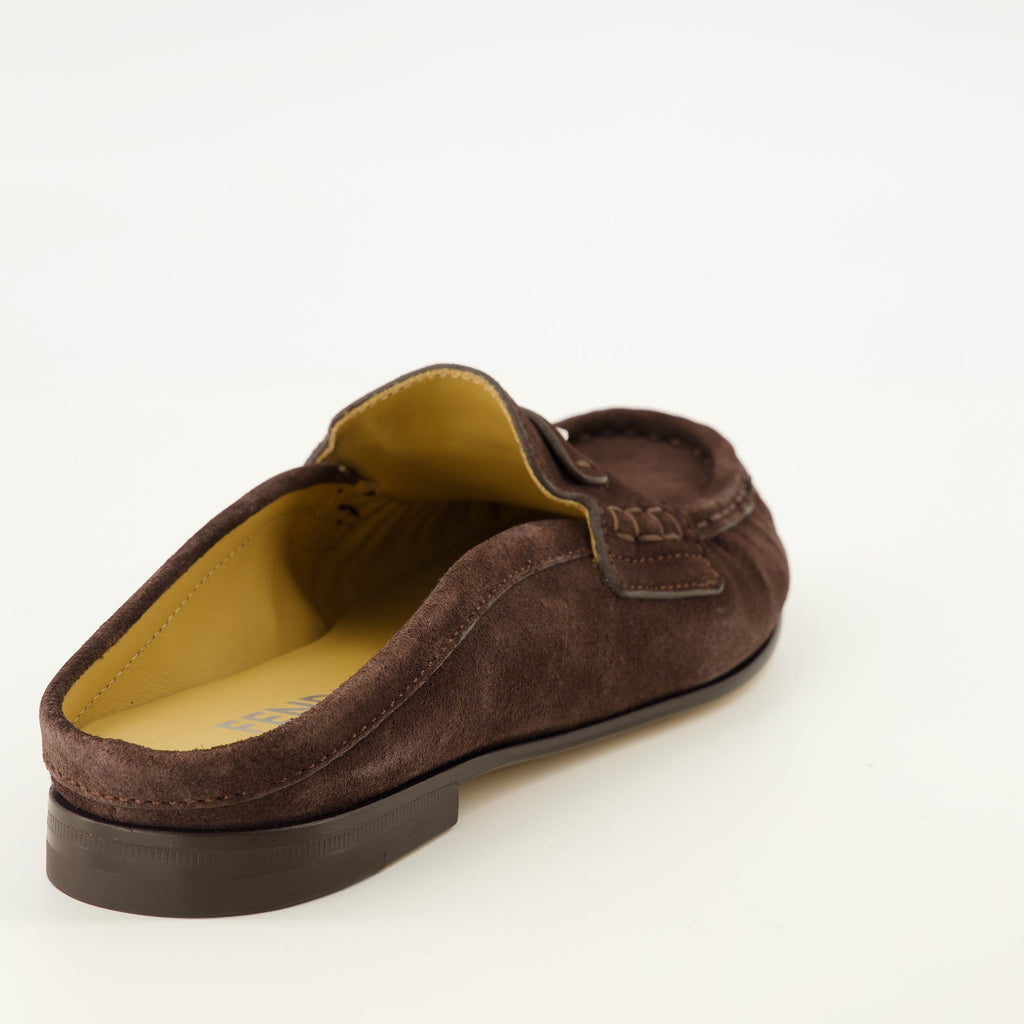 Scrunch Suede Mules