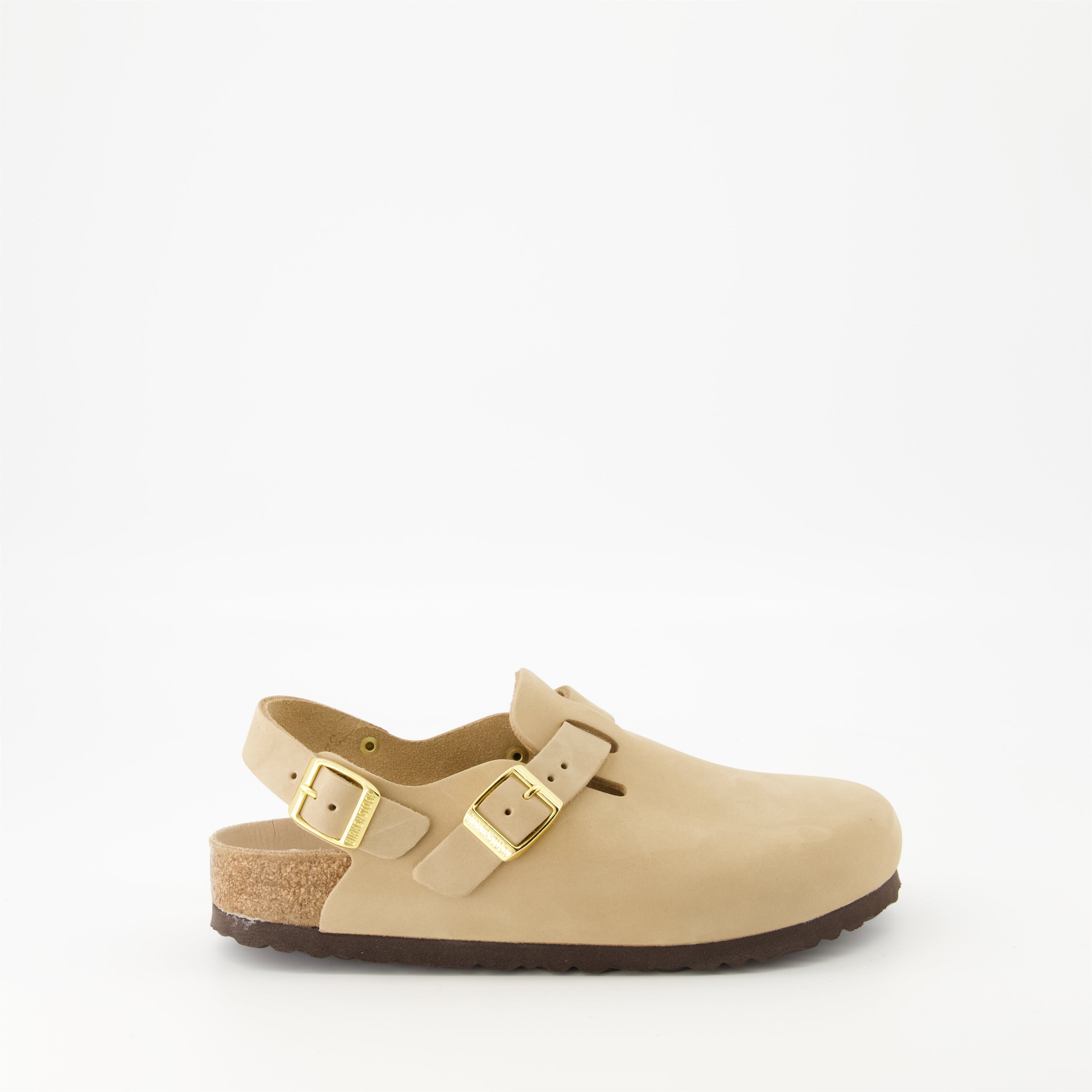 Image of Mules Tokio Beige by Birkenstock for Women - Season Spring-Summer 2025 - Right Side View