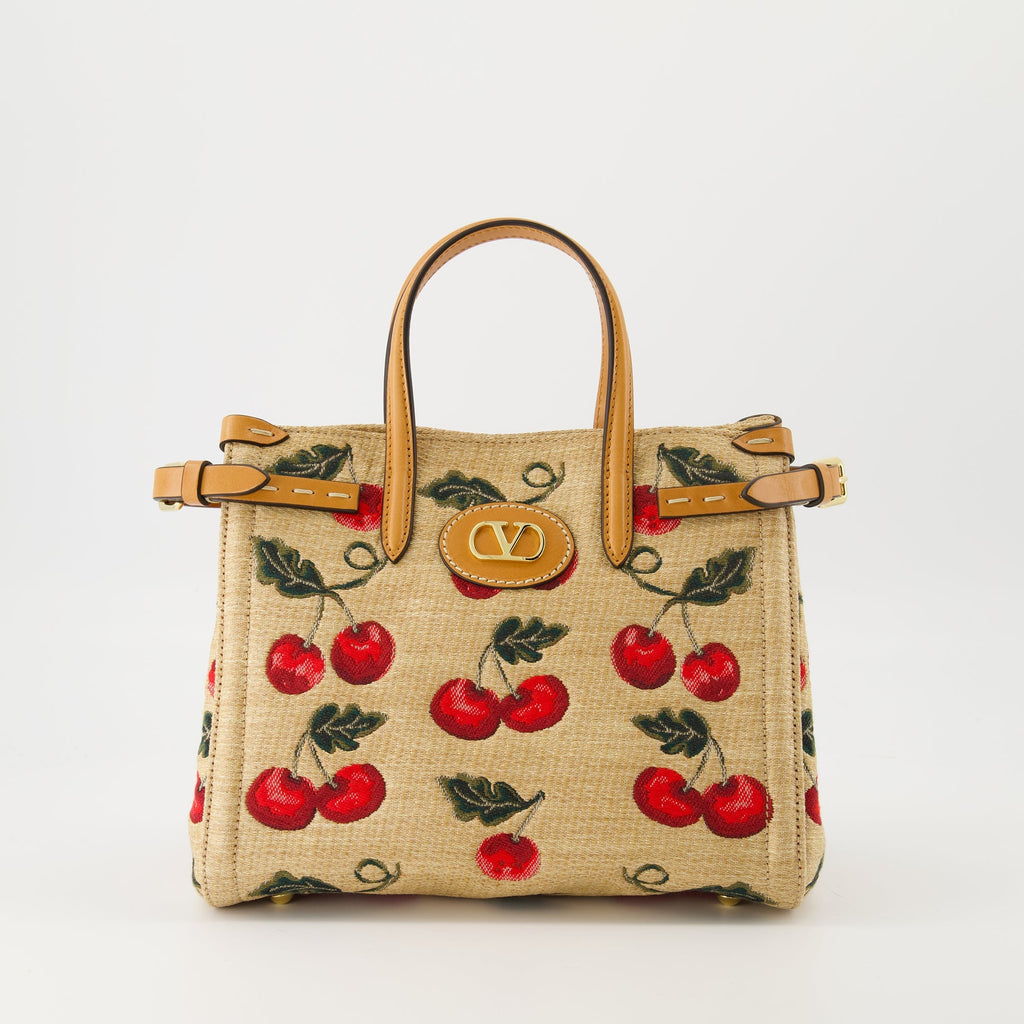 raffia bag, cabas bag, designer handbag, Cherryfic, luxury accessories