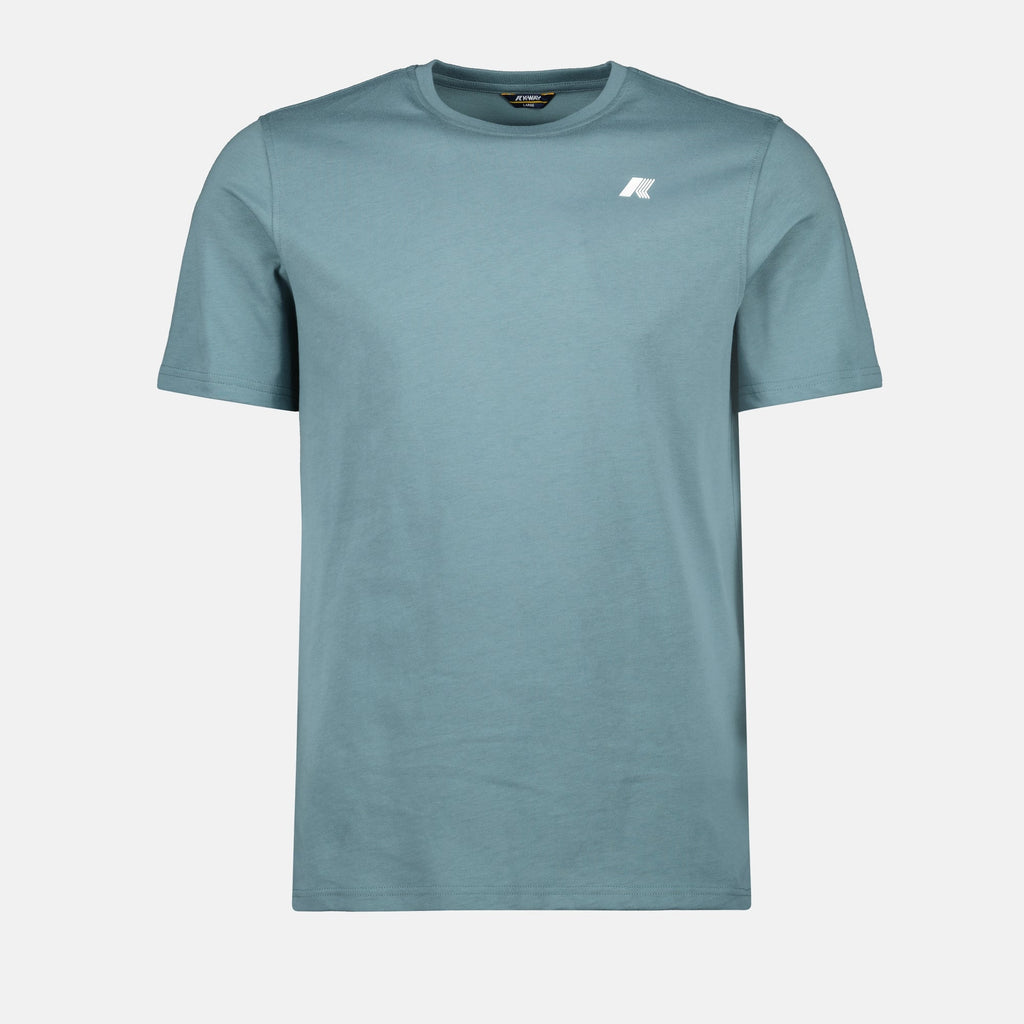 Odom T-shirt, K-Way apparel, blue T-shirt, casual wear, men's fashion