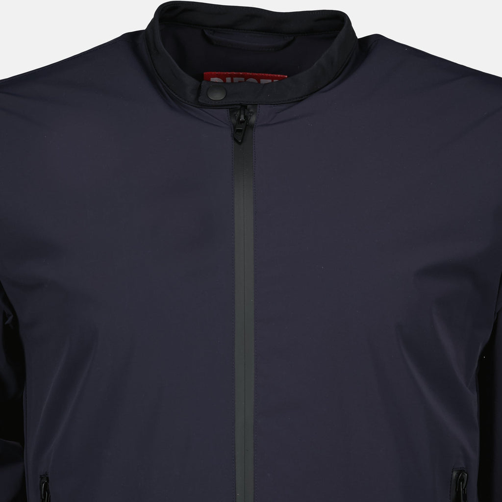 Diesel jacket, J-Domnal-ny, nylon jacket, navy jacket, men’s outerwear