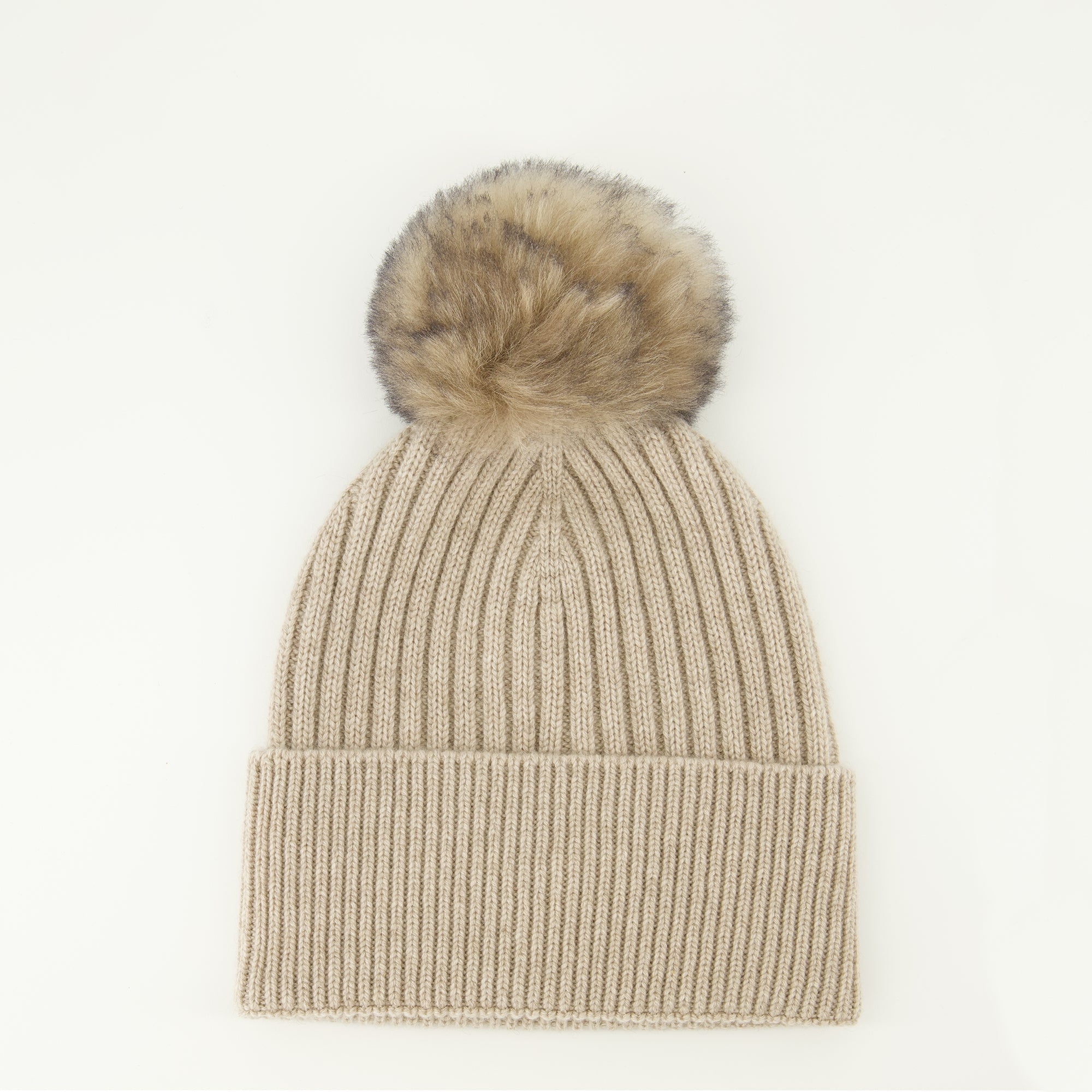 Moncler Grenoble beanie, cashmere beanie, beige pompom hat, autumn accessories, luxury winterwear