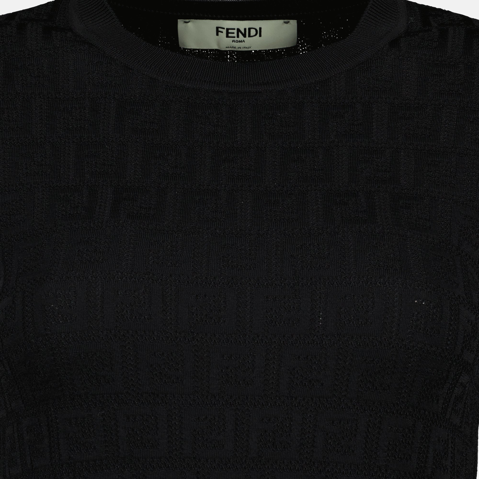 Image of FF T-Shirt by Fendi for Women - Season Spring-Summer 2026 - Detail View 1