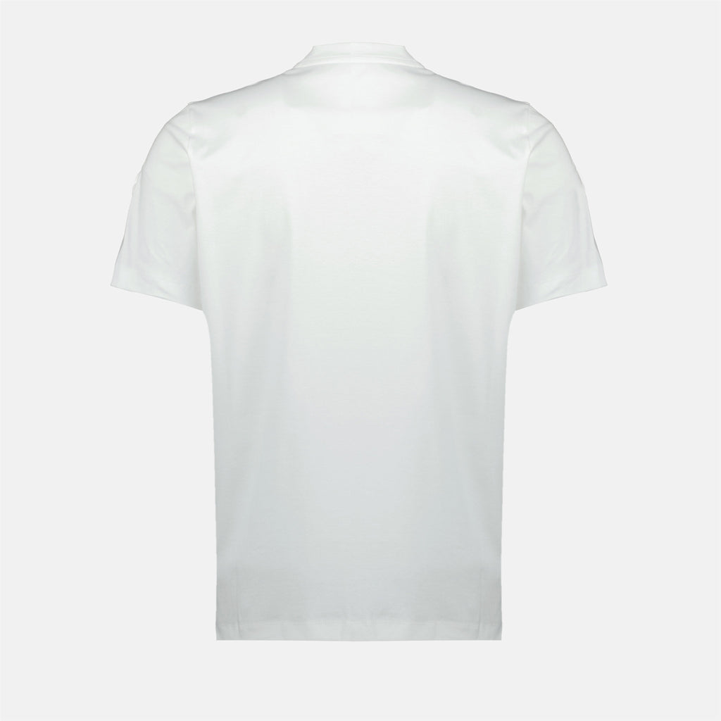 Imagem da T-shirt com lettering de logotipo da Moncler para Homens - Temporada Primavera-Verão 2025 - Vista Traseira