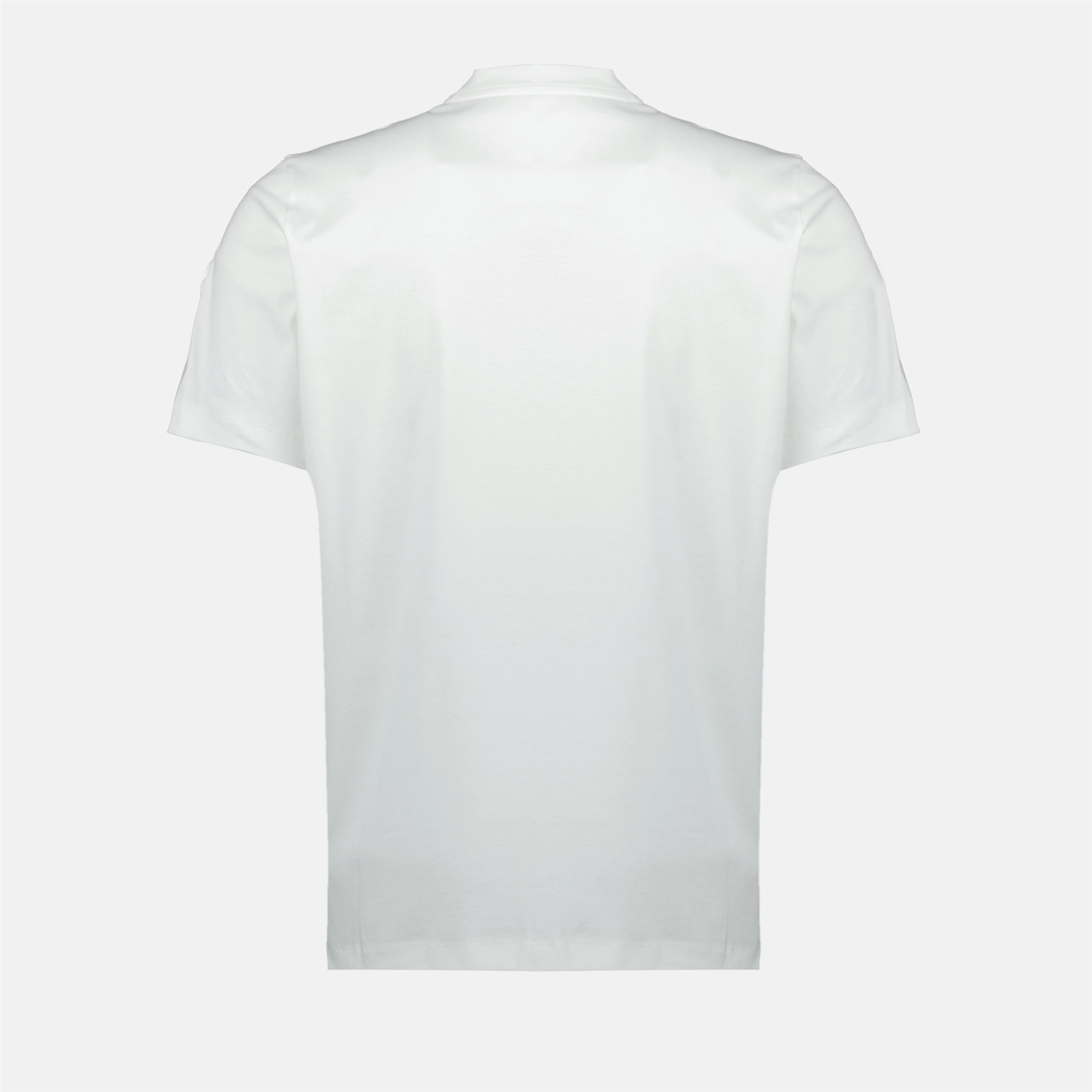 Imagem da T-shirt com lettering de logotipo da Moncler para Homens - Temporada Primavera-Verão 2025 - Vista Traseira
