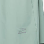 Image of Green Sports Shorts by Mm6 for Women - Season Spring-Summer 2025 - Detail View 5
