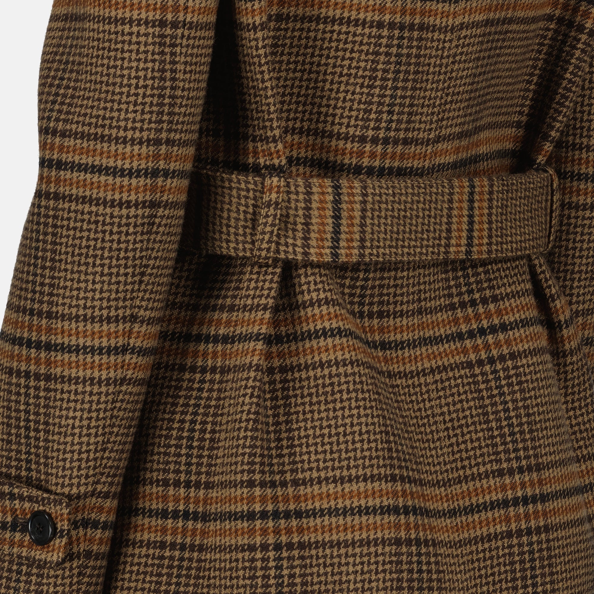 Prince de Galles Coat, Saint Laurent, wool coat, vintage check coat, luxury outerwear