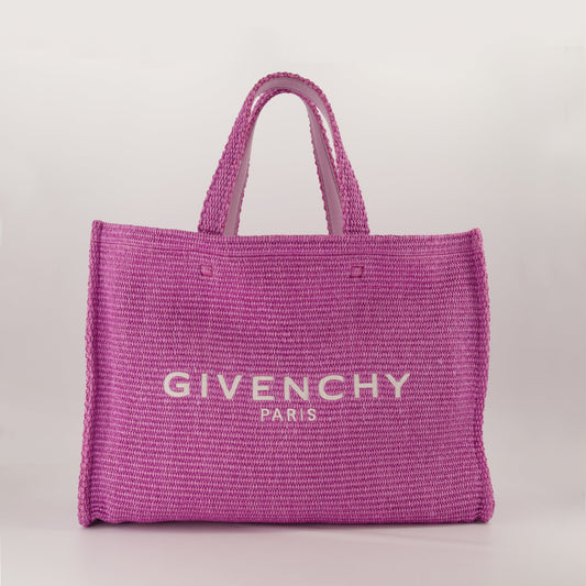 Givenchy tote, purple raffia bag, designer handbags, embroidered tote, Spring-Summer collection