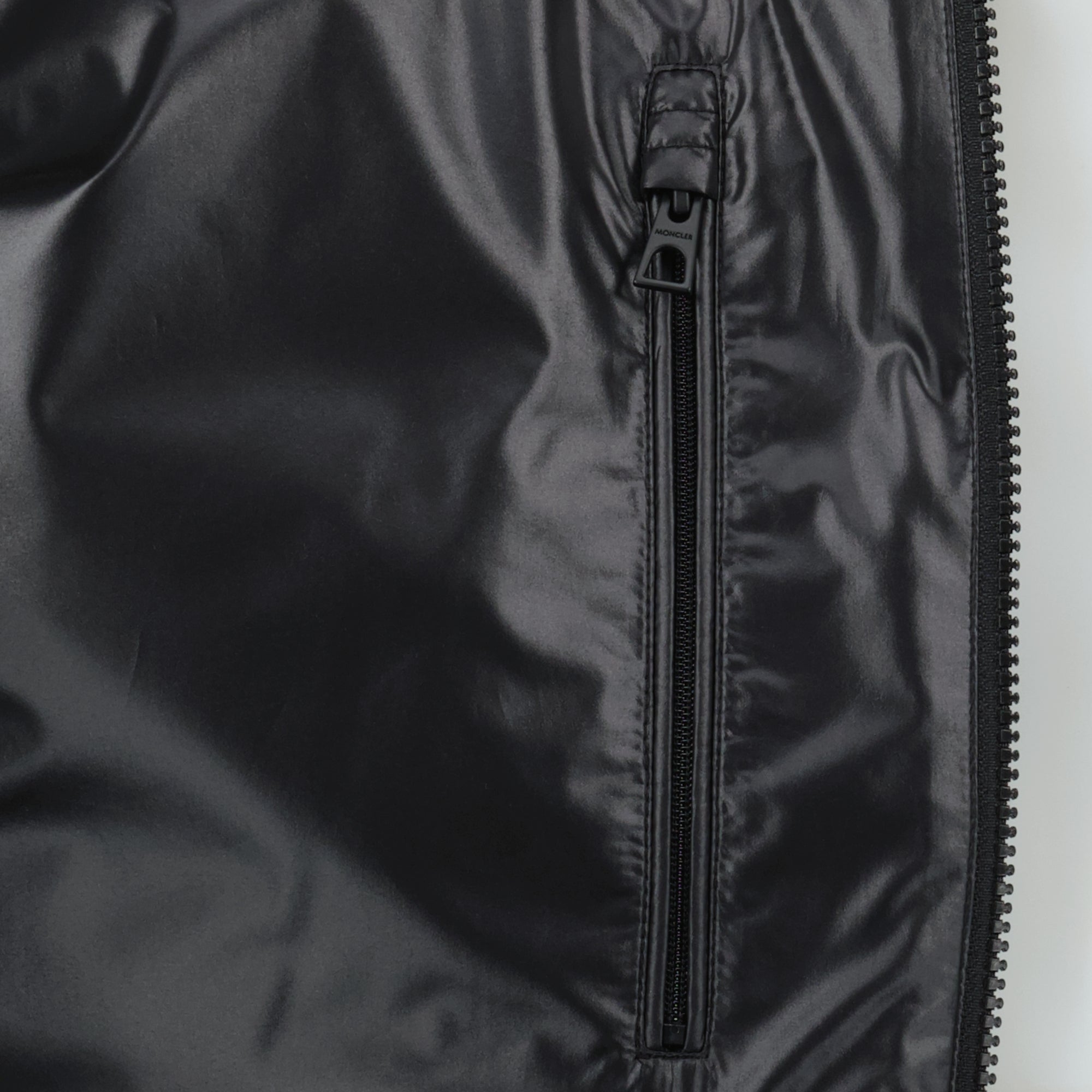 Moncler bomber jacket, down insulation jacket, black bomber coat, men's outerwear, premium polyester jacket