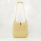 hobo bag, Saint Laurent, raffia bag, luxury accessories, designer handbag