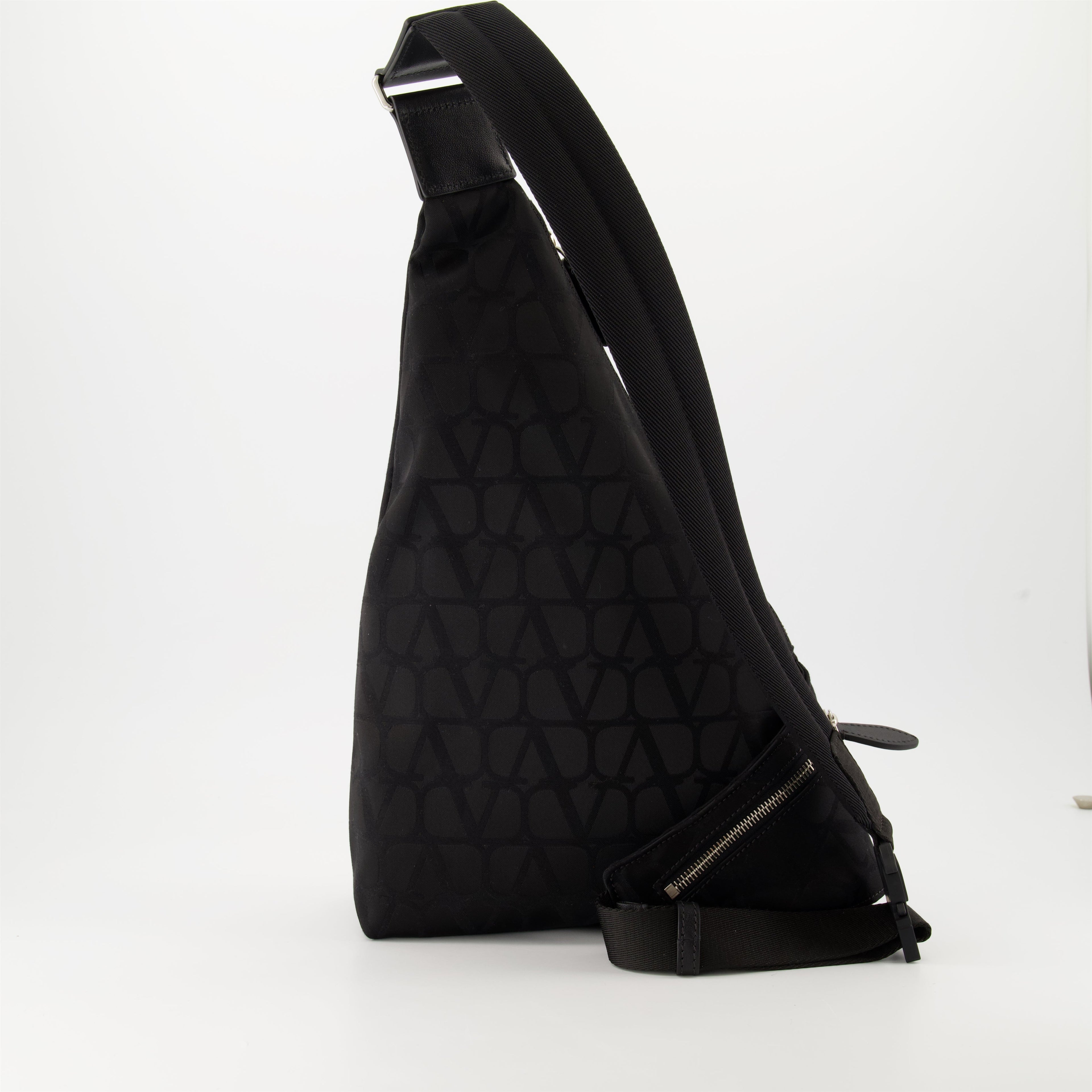 Valentino Garavani, nylon bag, black crossbody bag, luxury accessories, Autumn-Winter 2024