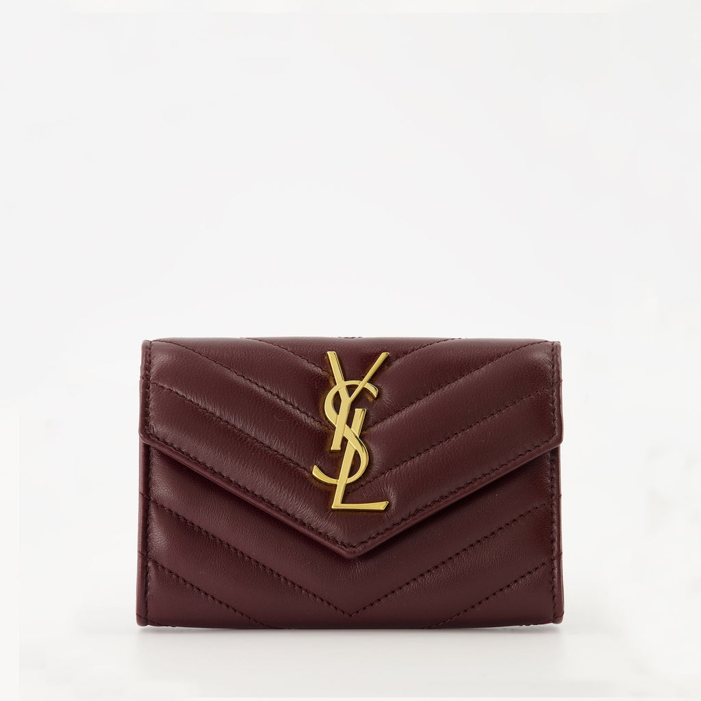 Saint Laurent wallet, lambskin wallet, Cassandre wallet, designer accessories, luxury handbag