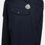 Imagen de Pantalones de Algodón Azul de Moncler para Hombre - Temporada Primavera-Verano 2025 - Vista Detalle 5