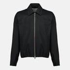 Imagen del blouson negro ami de coeur de Ami PARIS para hombres - Temporada Primavera-Verano 2026 - Vista frontal