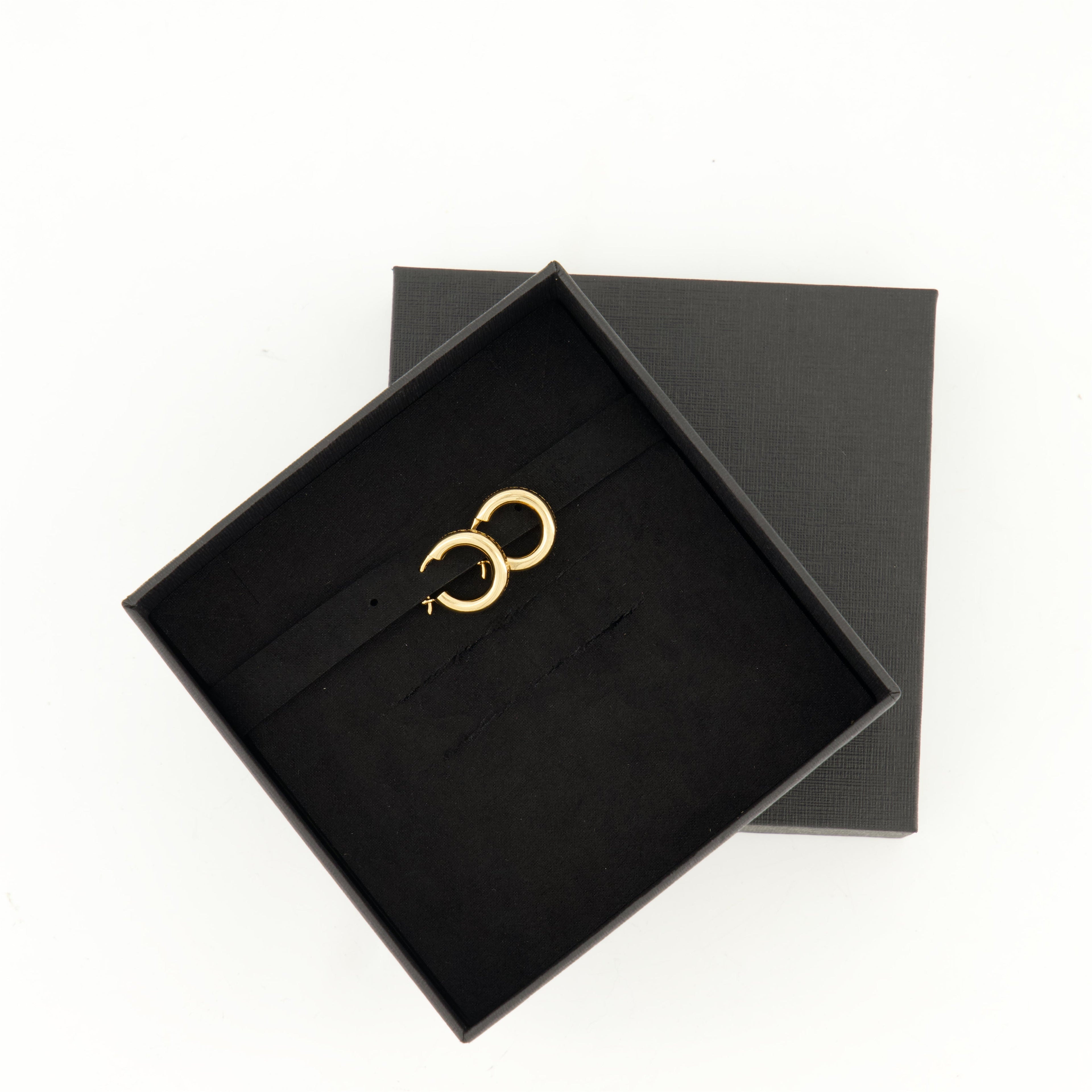 Greca earrings, gold hoop earrings, hypoallergenic jewelry, engraved logo earrings, classic clasp earrings