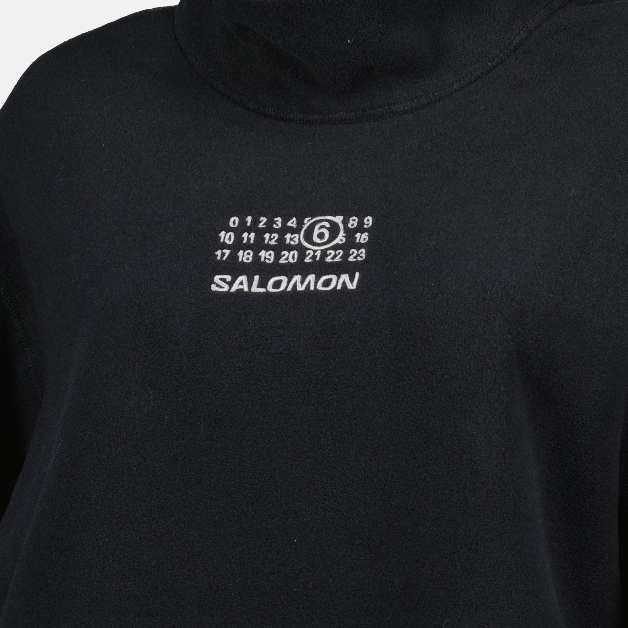 MM6, Salomon, black top, long sleeves, Autumn-Winter 2025