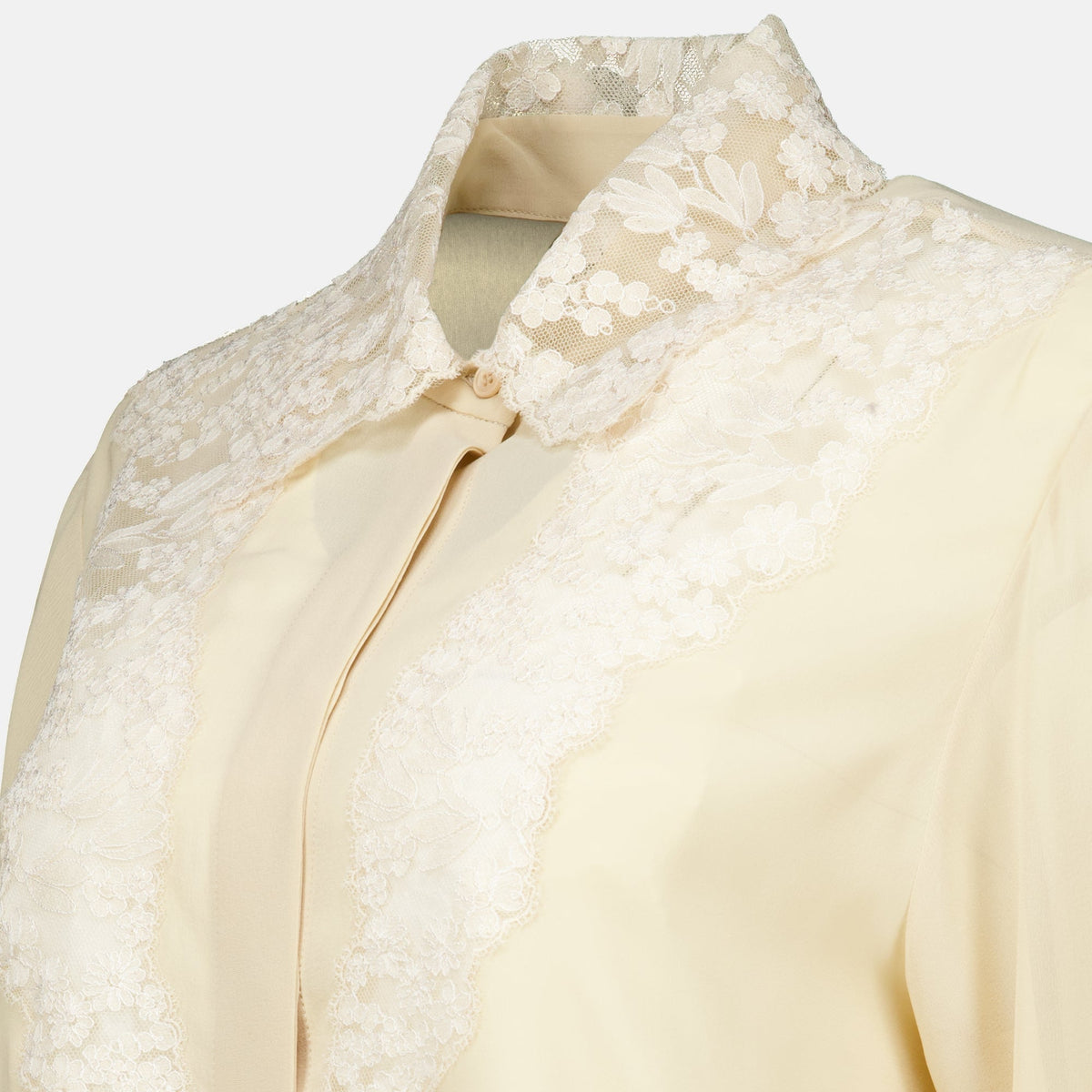 Chemise en Soie Brodée