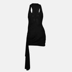 Salacia dress, Christopher Esber, black dress, viscose dress, mini dress