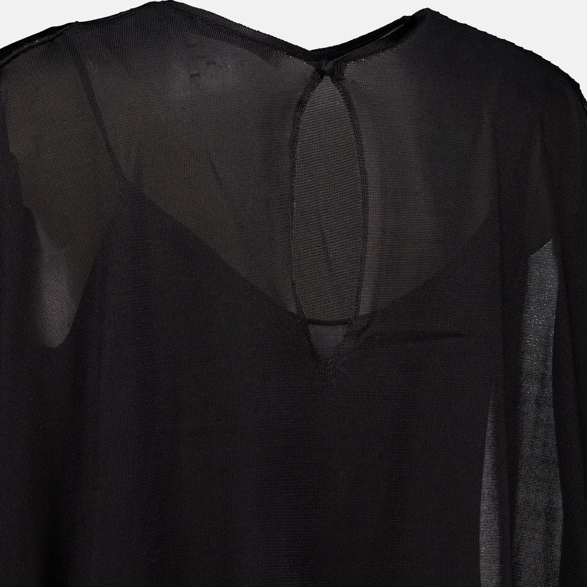 Top de Seda Preto
