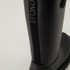 Image of Kickstream Black Rain Boots by Moncler for Women - Season Autumn-Winter 2024 - Back View