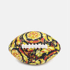 rugby ball, Versace, Barocco print, premium leather, sports accessories