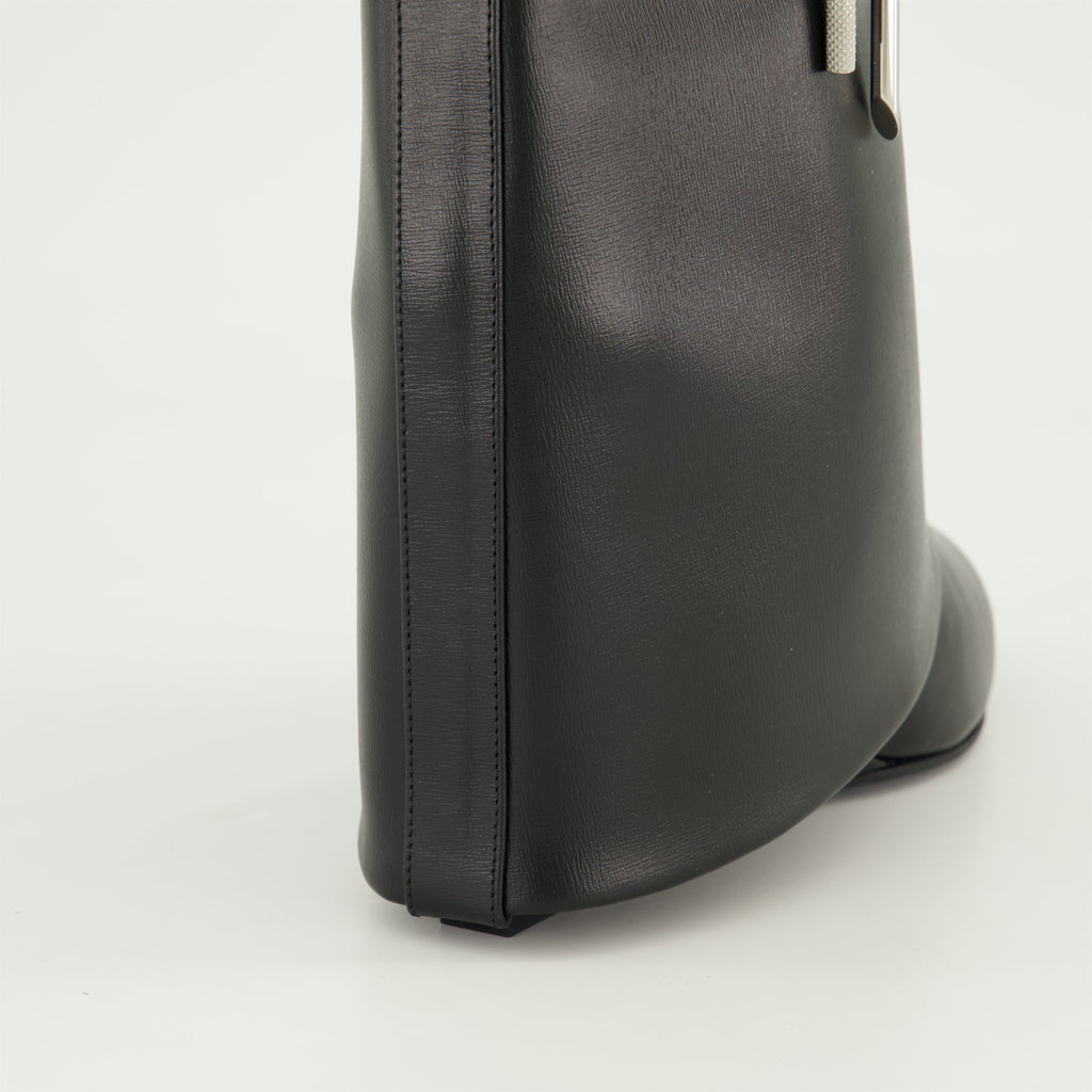 Givenchy ankle boots, Shark Lock boots, black leather footwear, designer boots, spring summer 2025