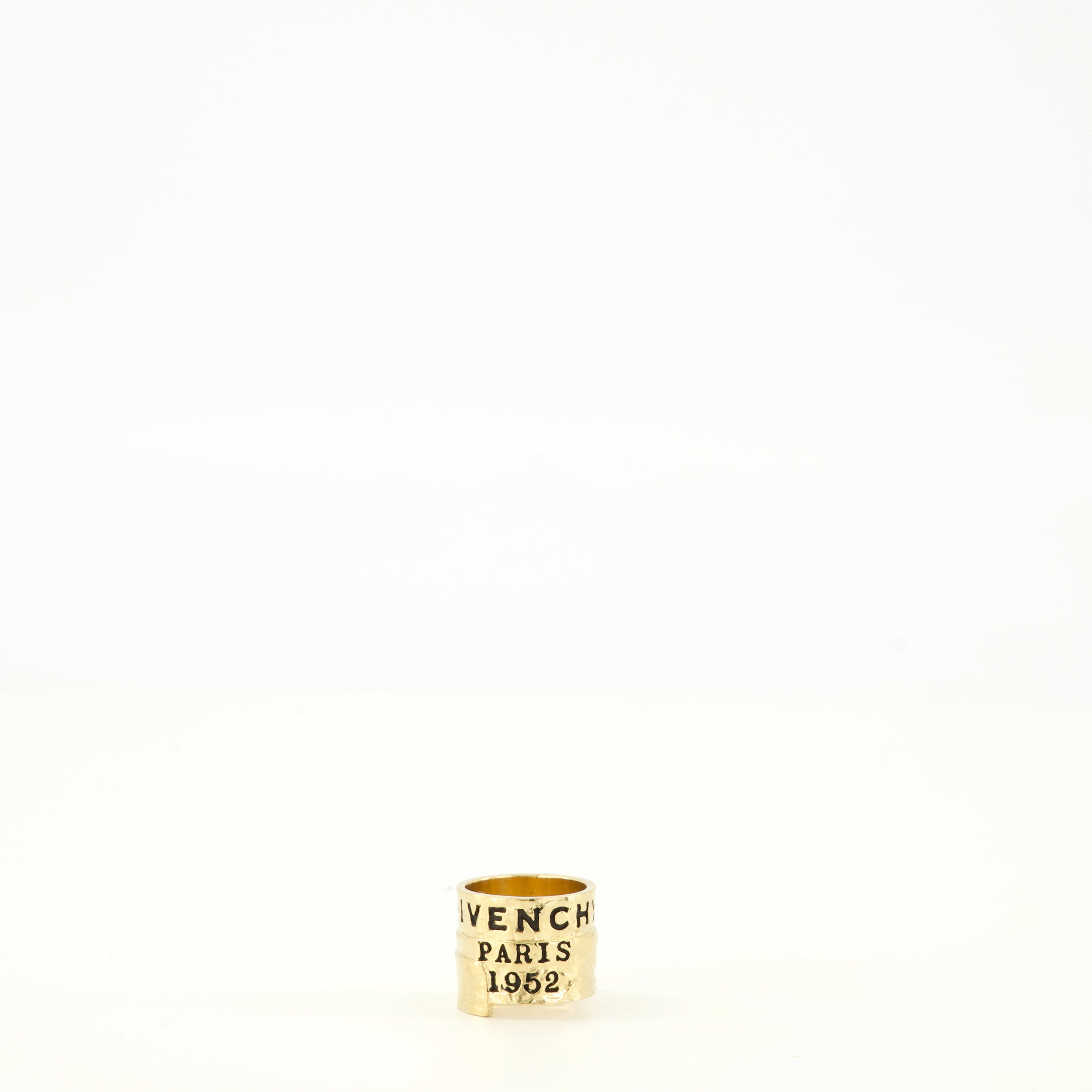 Givenchy Tape Ring, gold ring, brass jewelry, Givenchy accessories, autumn winter fashion