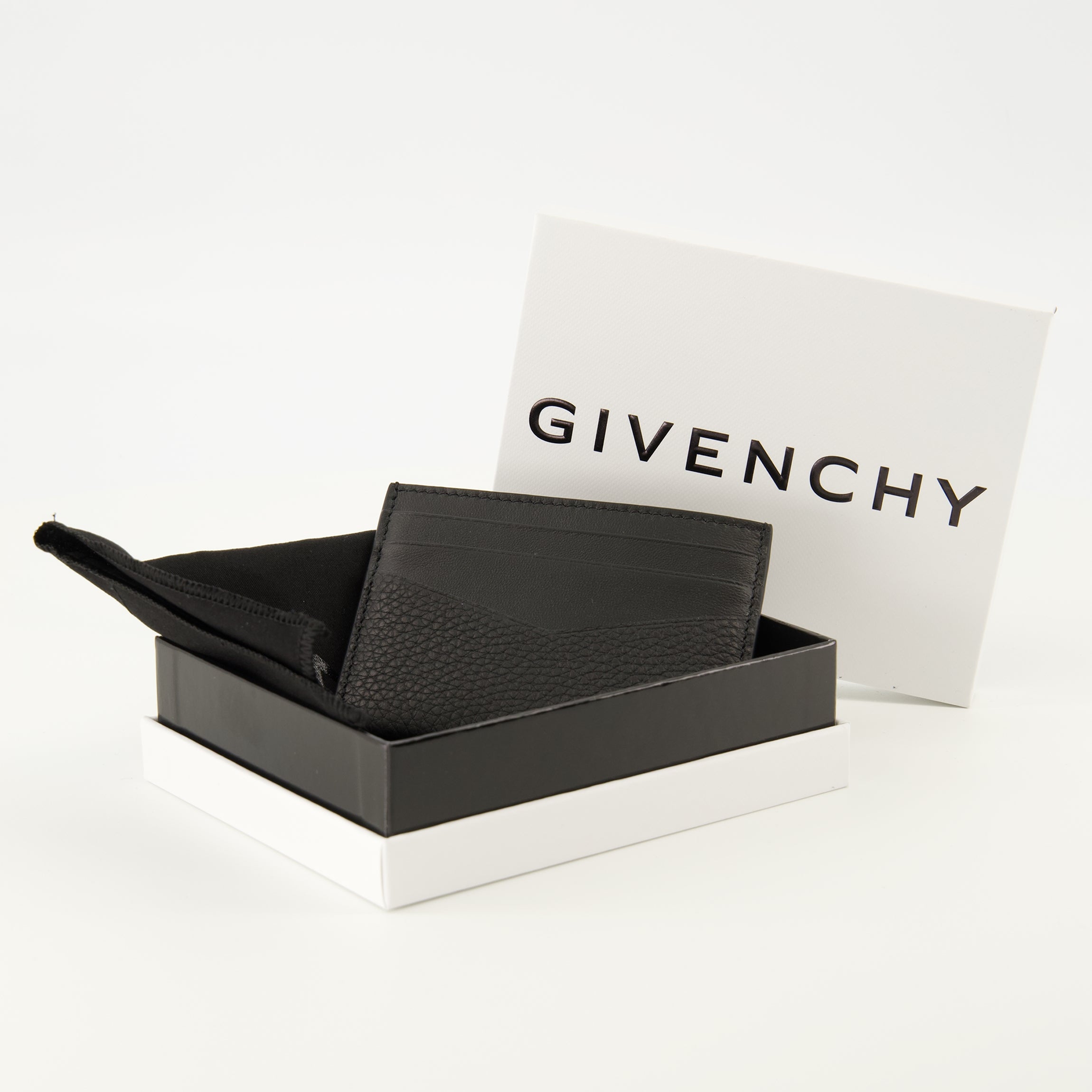 leather cardholder, Givenchy accessories, black cardholder, luxury wallet, men's accessories