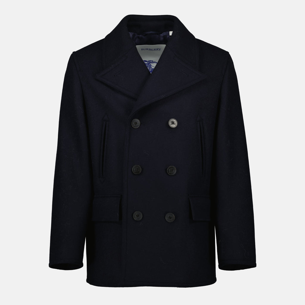 Burberry coat, wool coat, men's outerwear, classic coat, autumn winter fashion