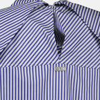 Image of Striped Navy Blouse by Ami PARIS for Unisex - Season Autumn-Winter 2025 - Product detail view 3