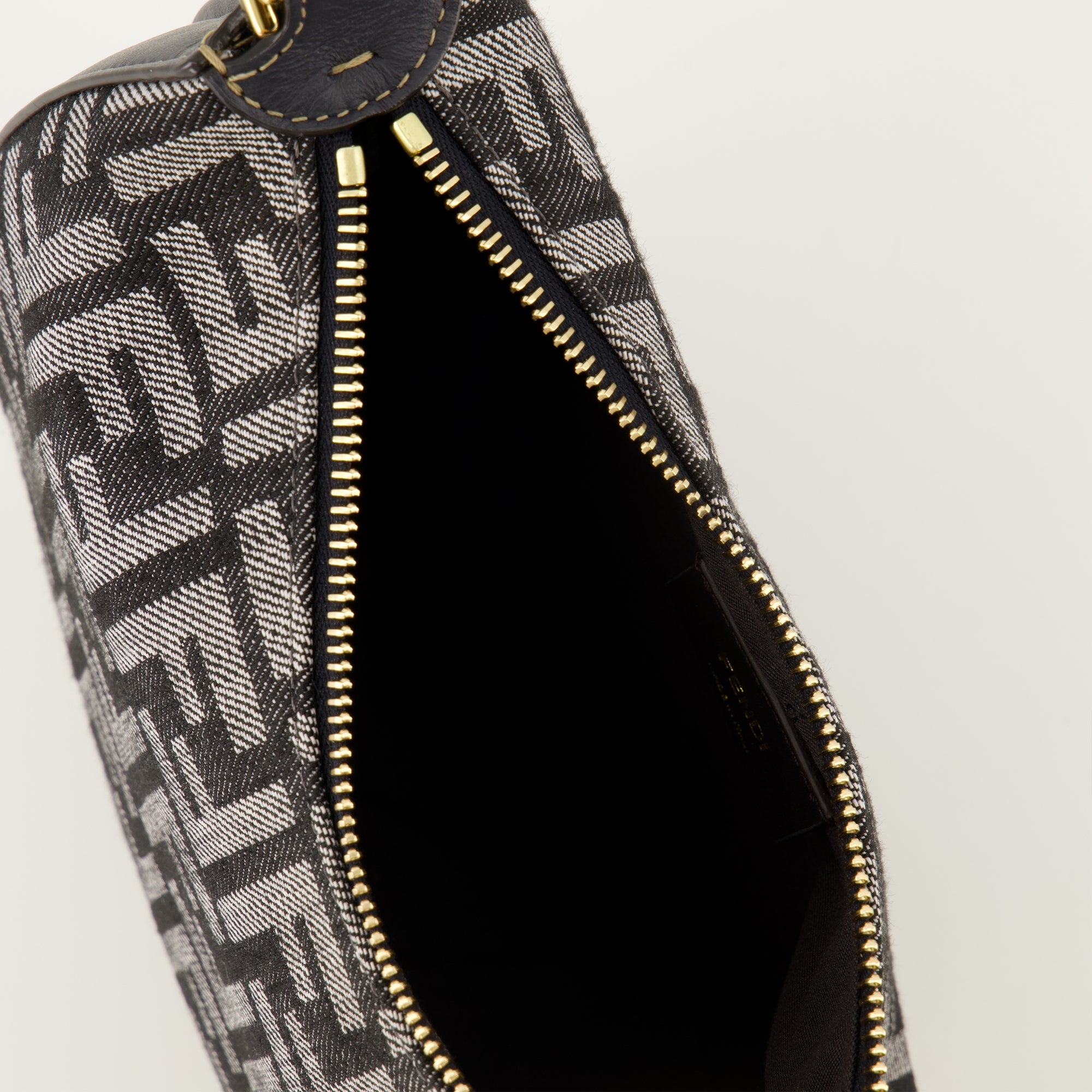 Fendi, Denim Mini Sac, Fashion Accessories, Designer Handbag, Stylish Purse